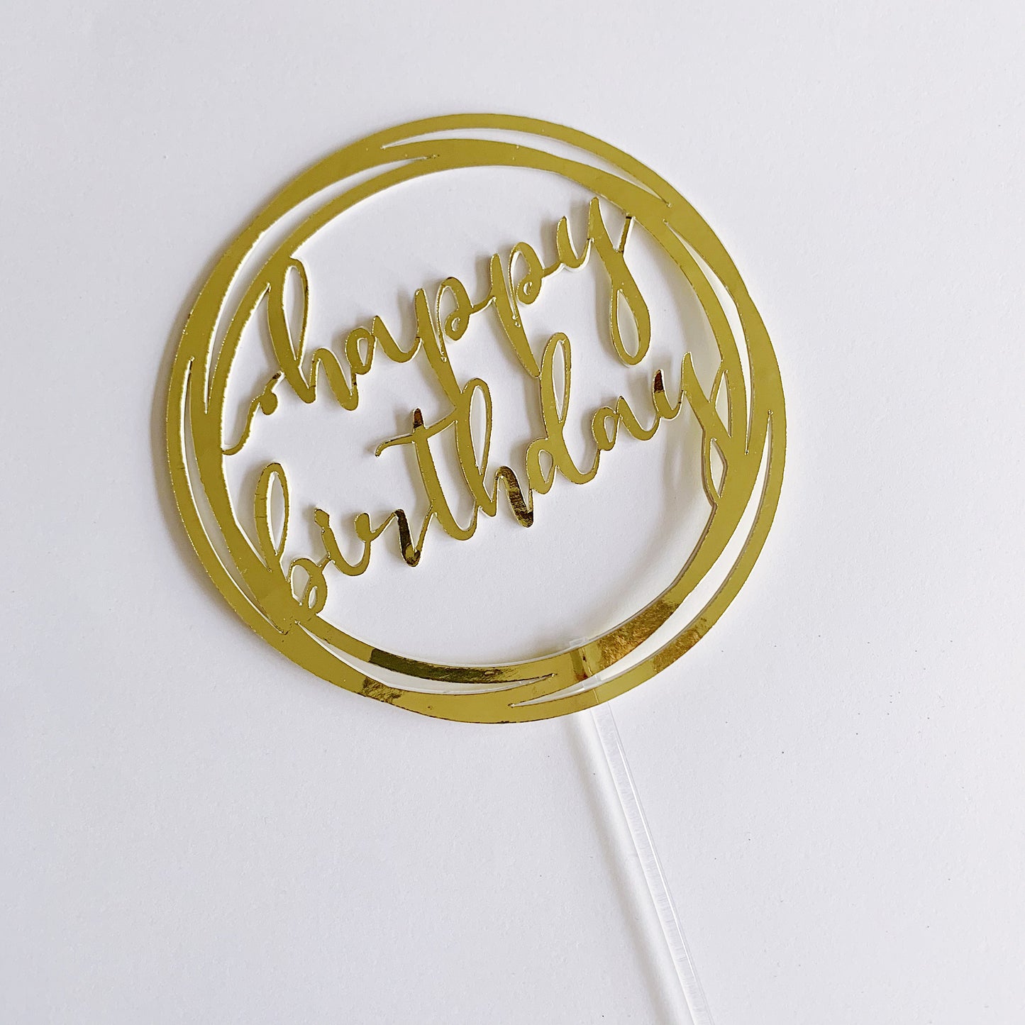 Circular Cake Topper