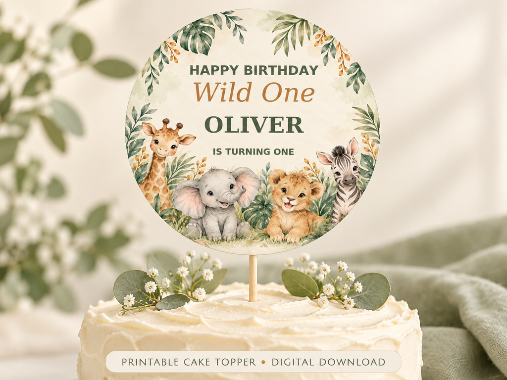 Safari Birthday Bundle -digital-