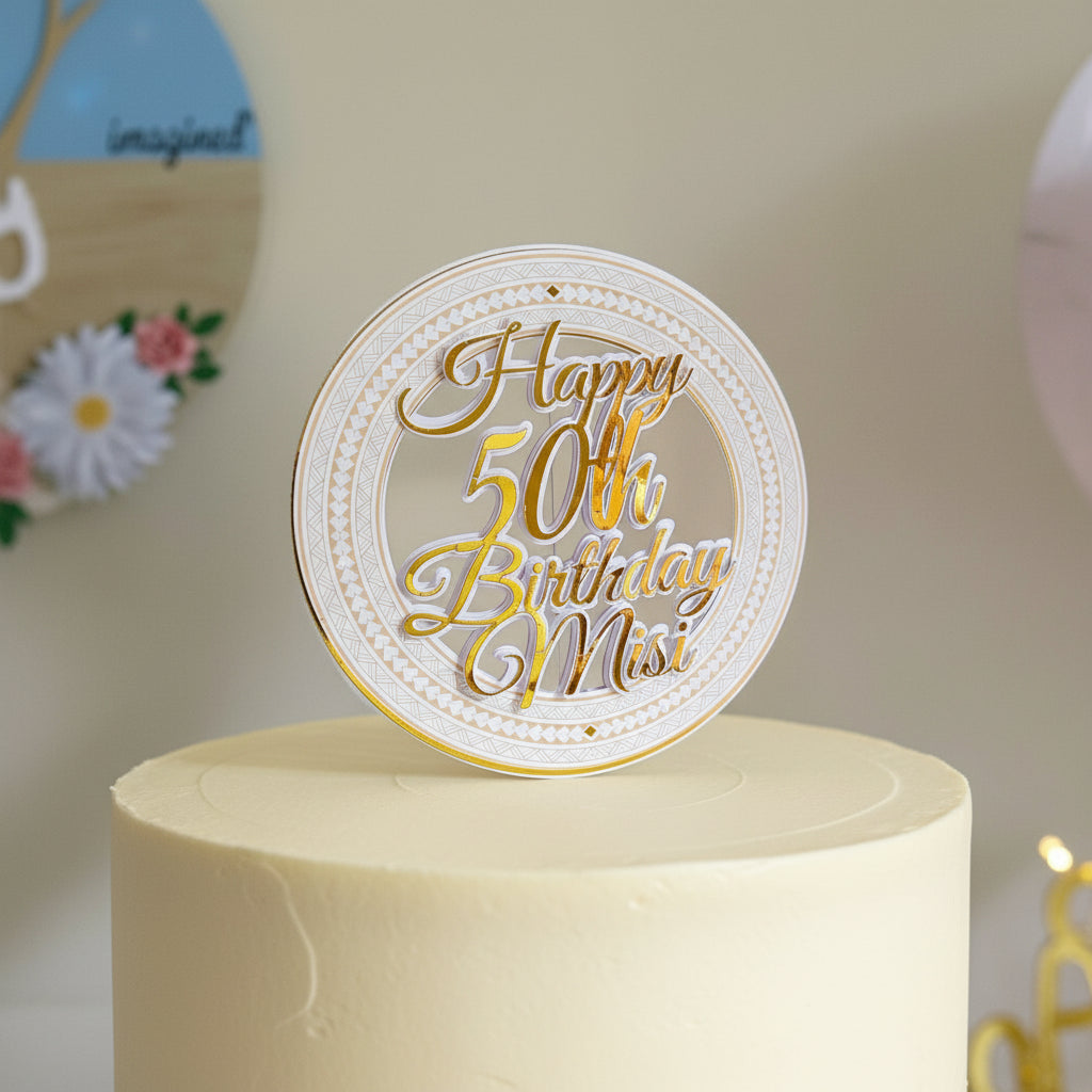Pacifica Cake Topper