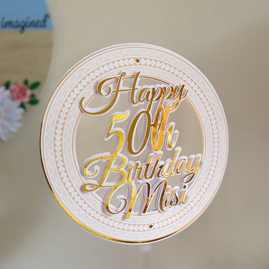 Pacifica Cake Topper