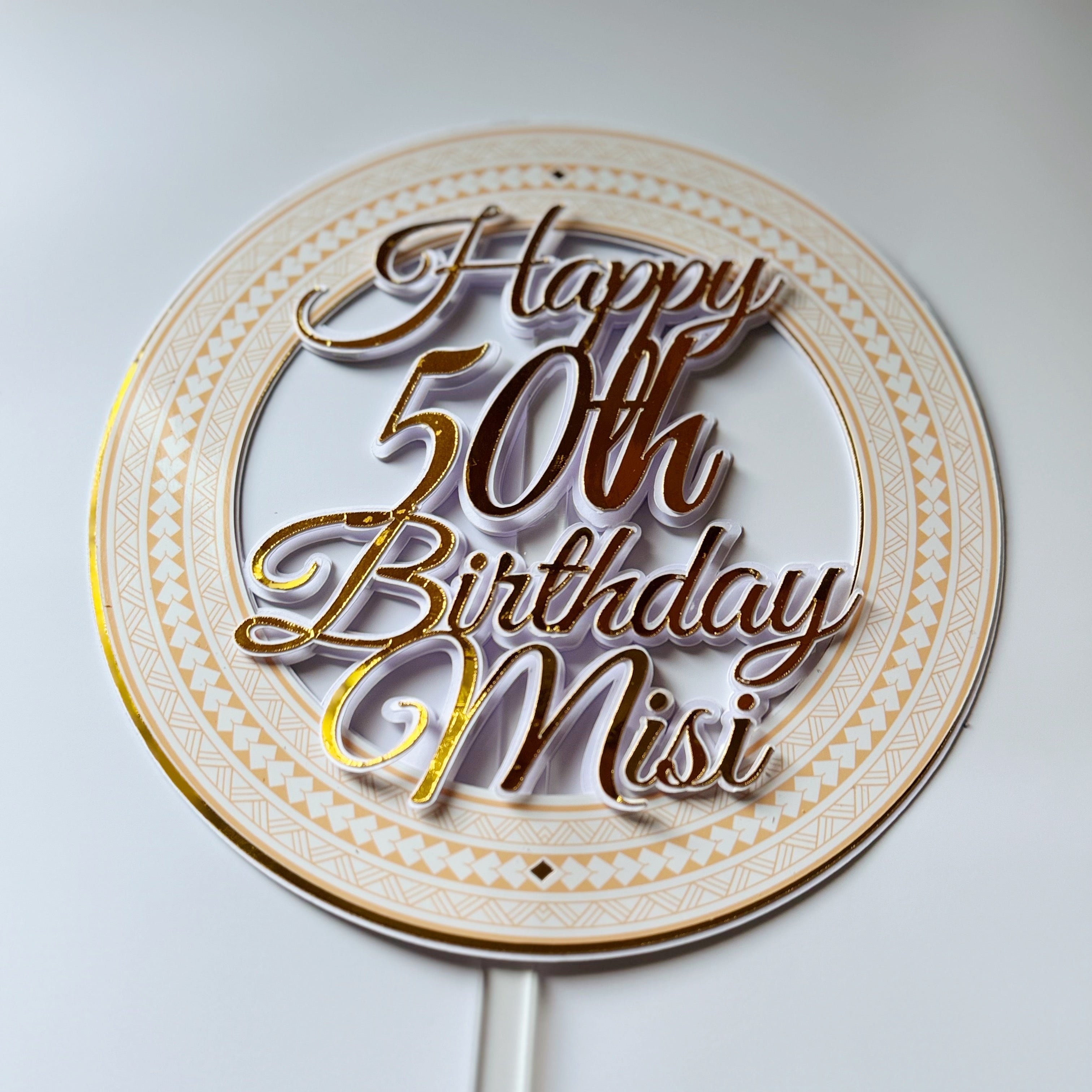 Pacifica Cake Topper