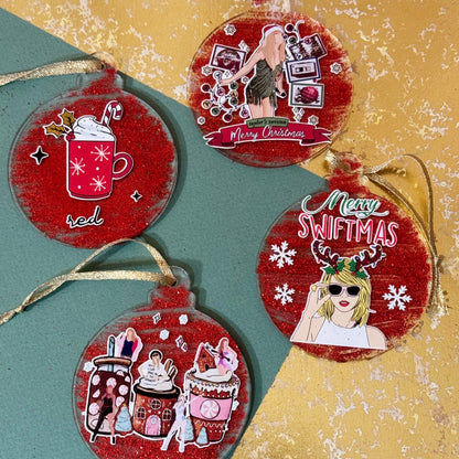 Swiftie Acrylic Baubles.