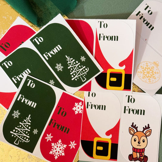 Christmas Gift Stickers.