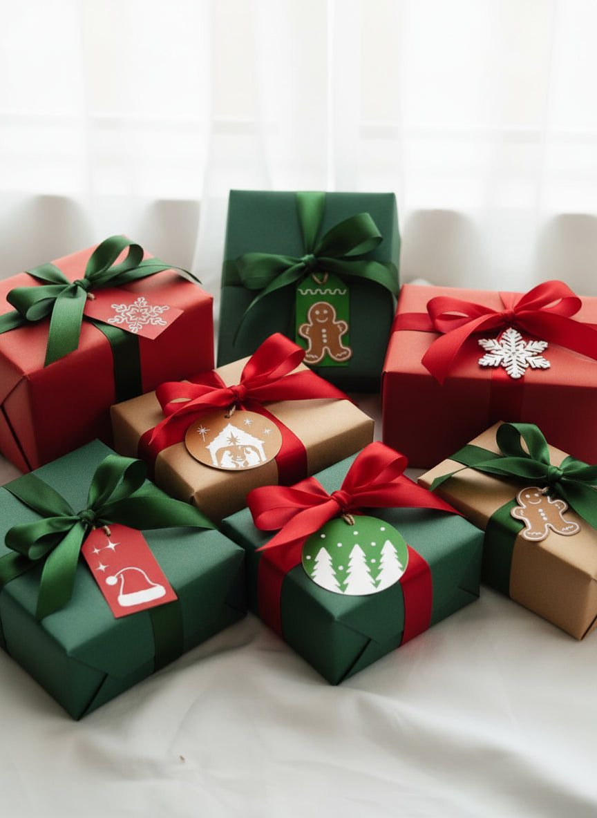 Christmas Gift Stickers.