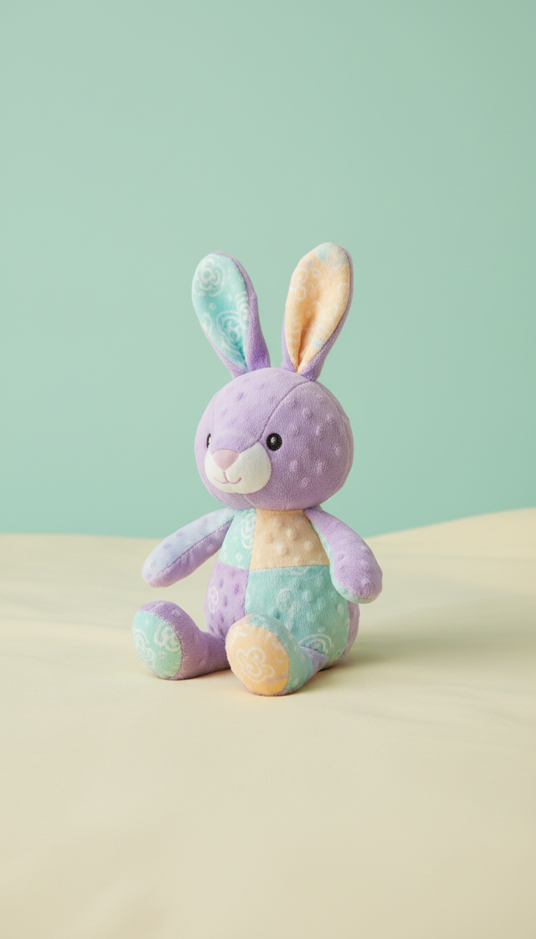 Mint Meadow storybook plush bunny