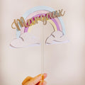 Rainbow Cake Topper