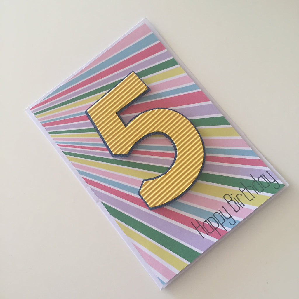 Happy Birthday with Number