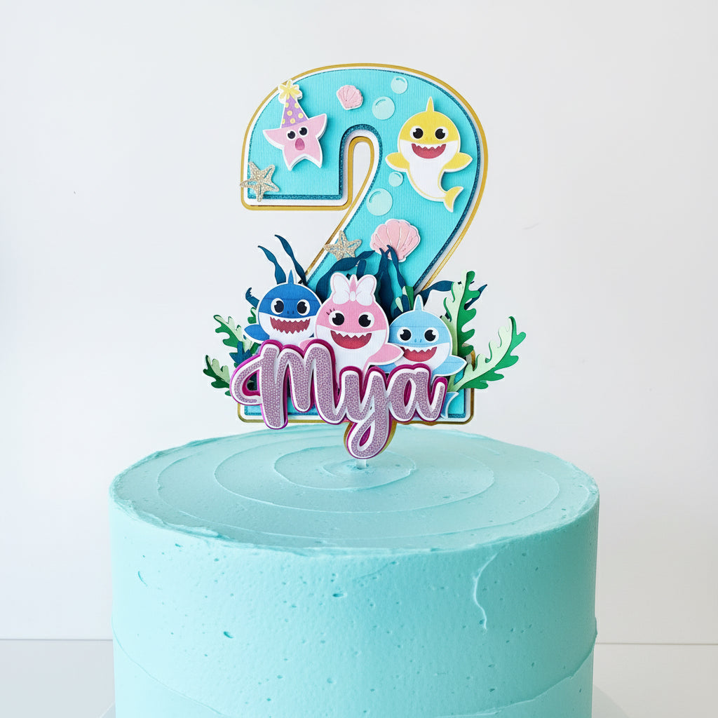 Baby Shark Cake Topper