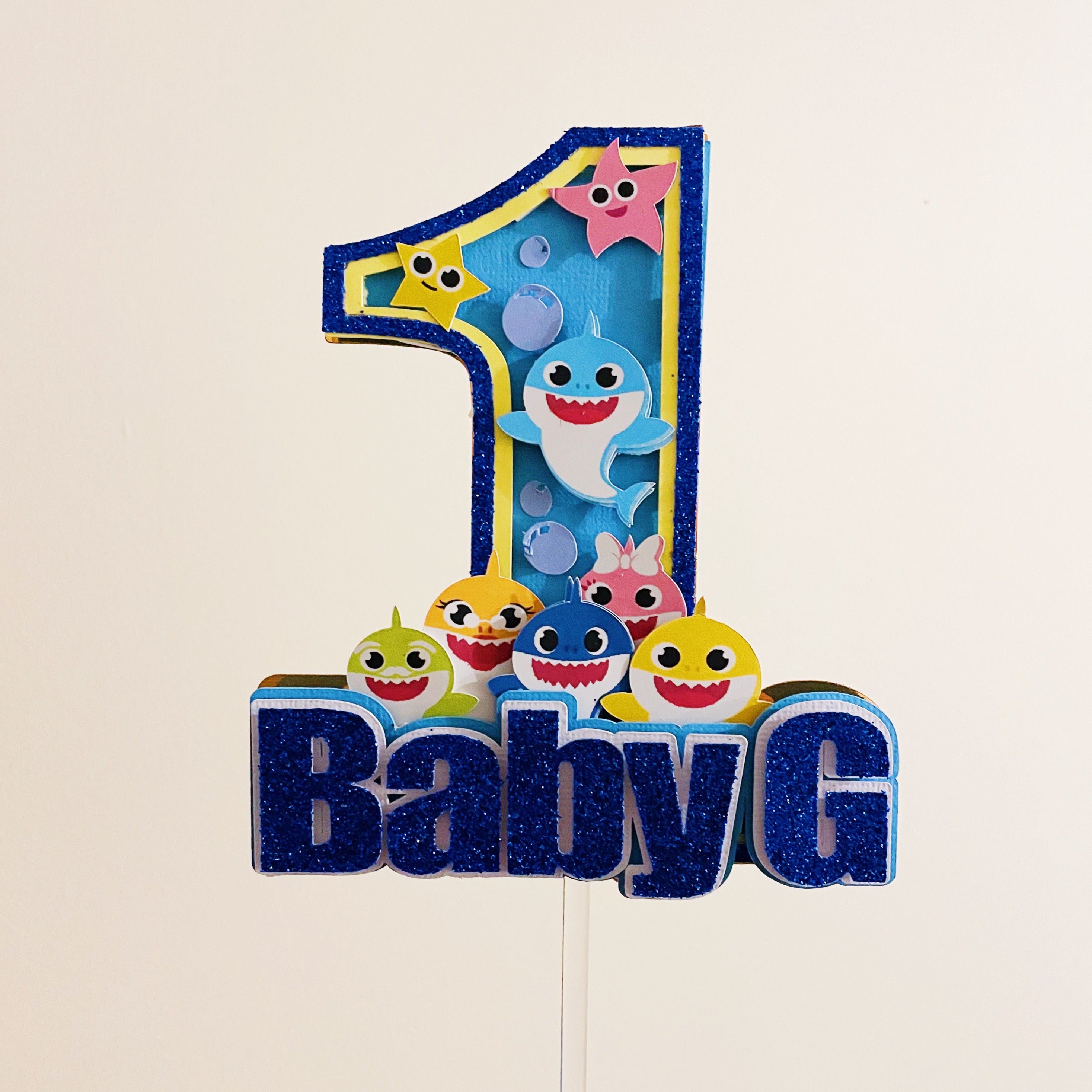 Baby Shark Cake Topper