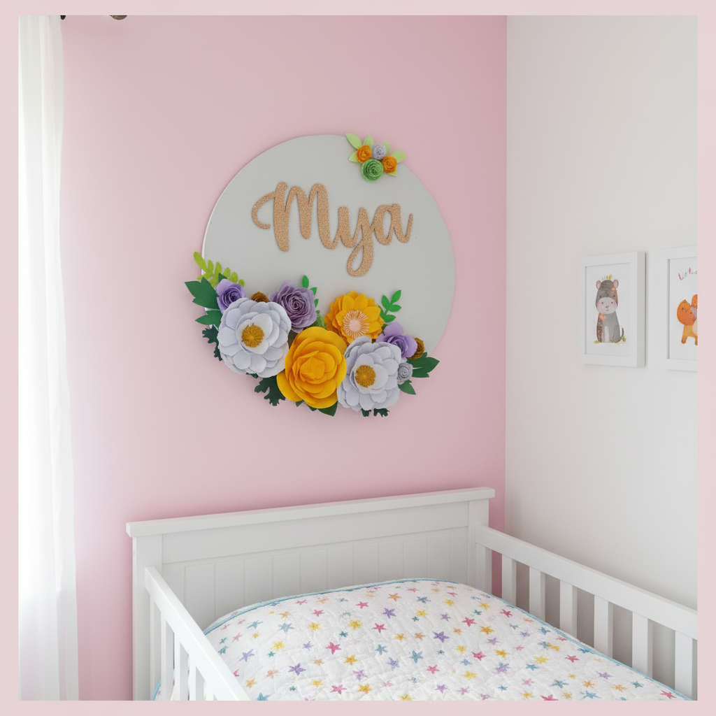 Floral Wall Hanging Large